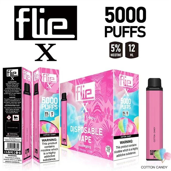 Flie X 5000 elektrooniline sigarett ühekordselt kasutatav vape