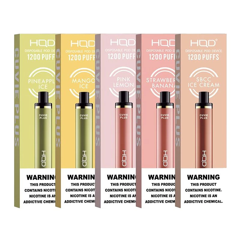 HQD Plus 1200 ühekordselt kasutatav vape