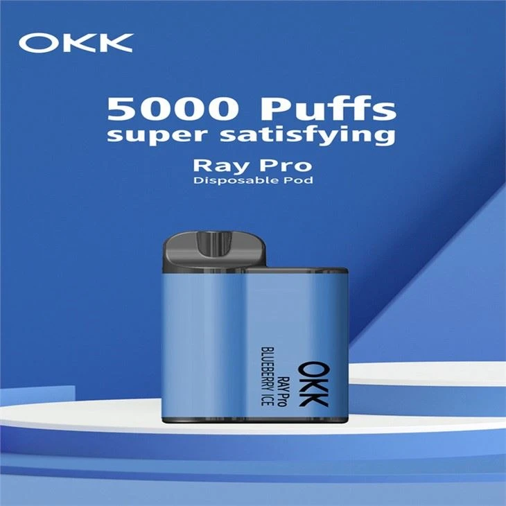 OKK RAY PRO 5000 Puffs elektroonilise sigareti ühekordselt kasutatav vape