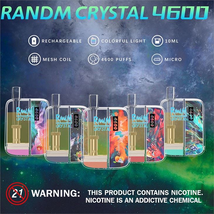 Randm Crystal 4600 ühekordselt kasutatav elektrooniline sigaret