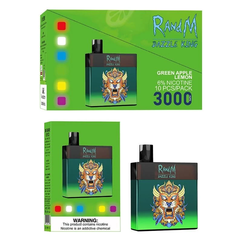Randm Dazzle King 3000 ühekordne vape