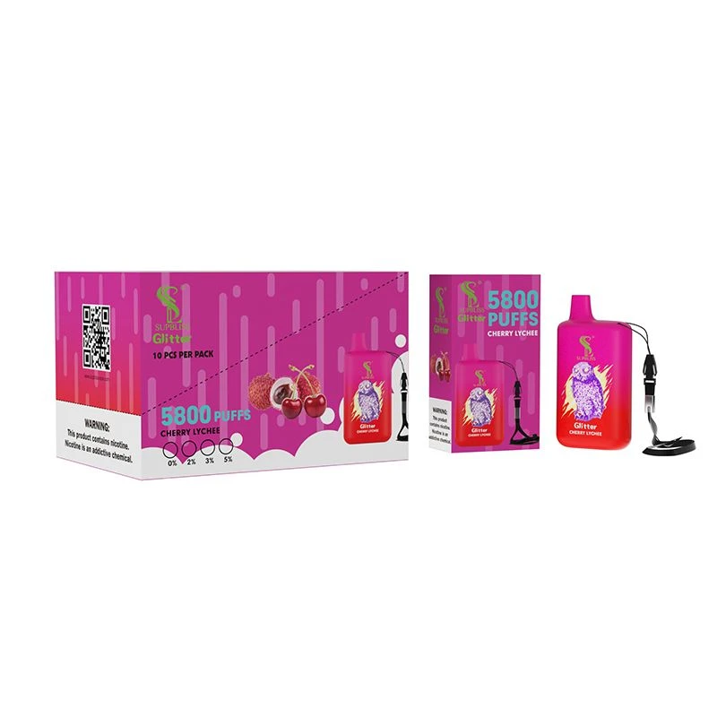 Supbliss Glitter 5800 ühekordselt kasutatav vape