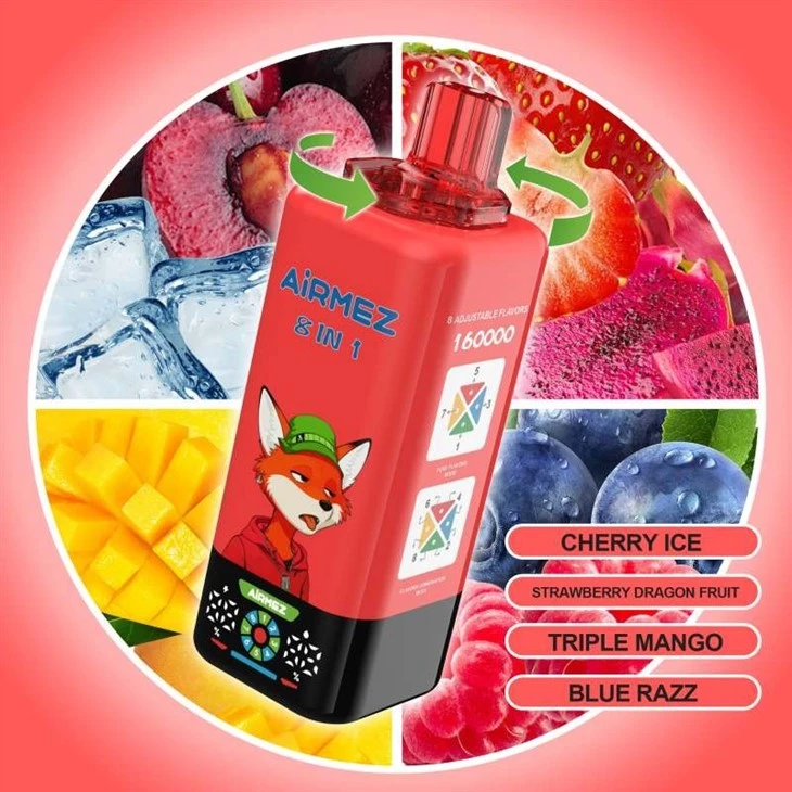 Airmez Fox 160000 Puffs 8 IN 1 high quality