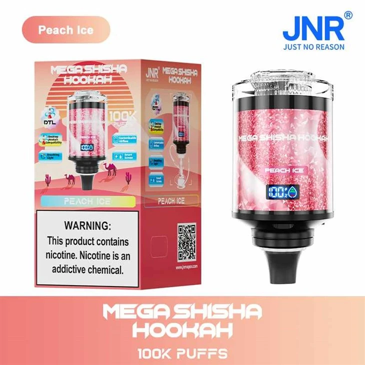 Jnr mega shisha vesipiibu 100k puffs