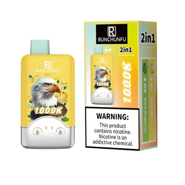 RUNCHUNFU 1000000 Puffs 2 in 1 high quality