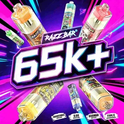 RazzBar 65000 pahvi