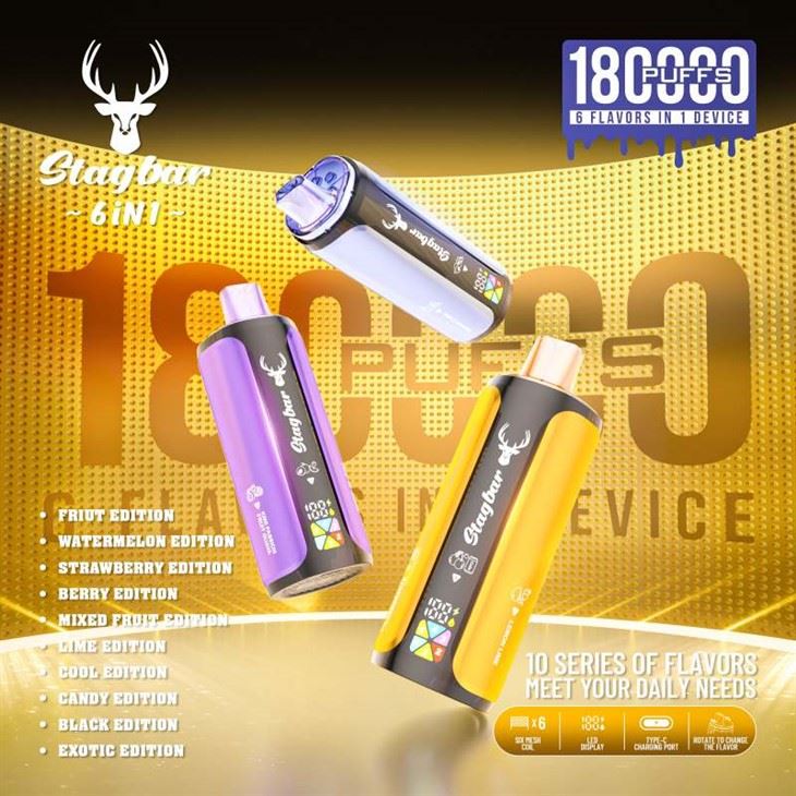 StagBar 6in{1}}K Puffs Vape