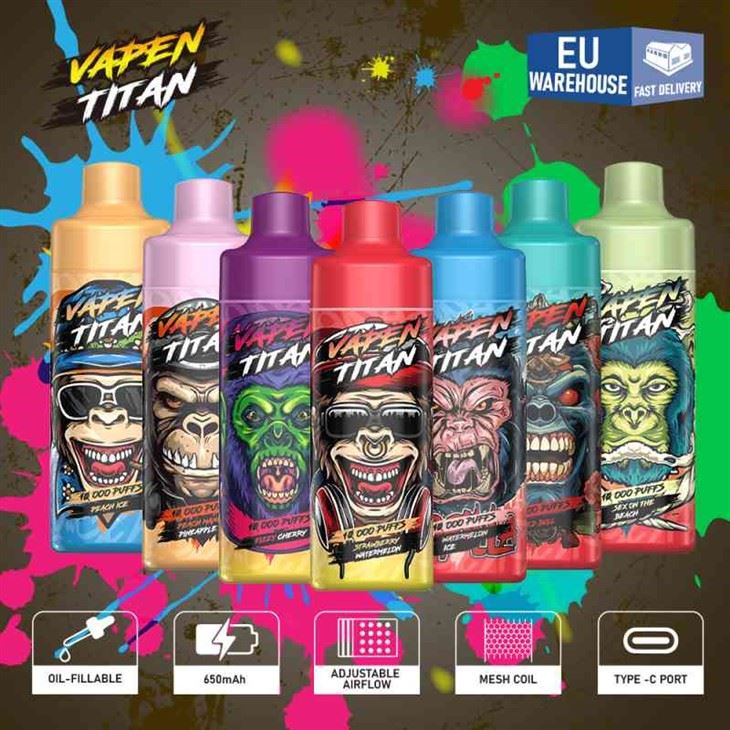 VAPEN TITAN 10000 pahvi