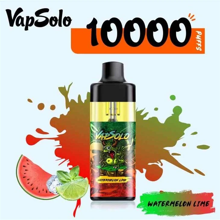 VapSolo TORNADO 10000 Puffs ühekordselt kasutatav vape
